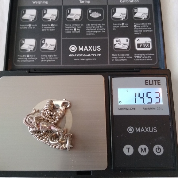 Vintage Italy 925 Sterling Silver O Rings Multi-Strand Chain Bracelet 7"… - Picture 4 of 6